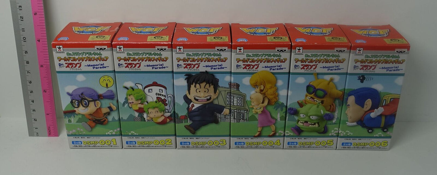 Dr. Slump Arale Chan World Collectable Figure 6 Character Set 