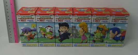 Dr. Slump Arale Chan World Collectable Figure 6 Character Set 