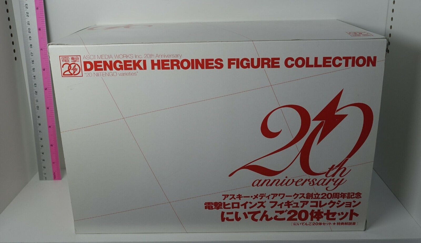 ASCII MEDIA WORKS 20th Aniv Dengeki 20 Heroines 2.5 Head Height Mini Figure Set 