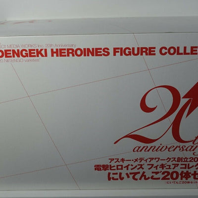 ASCII MEDIA WORKS 20th Aniv Dengeki 20 Heroines 2.5 Head Height Mini Figure Set 