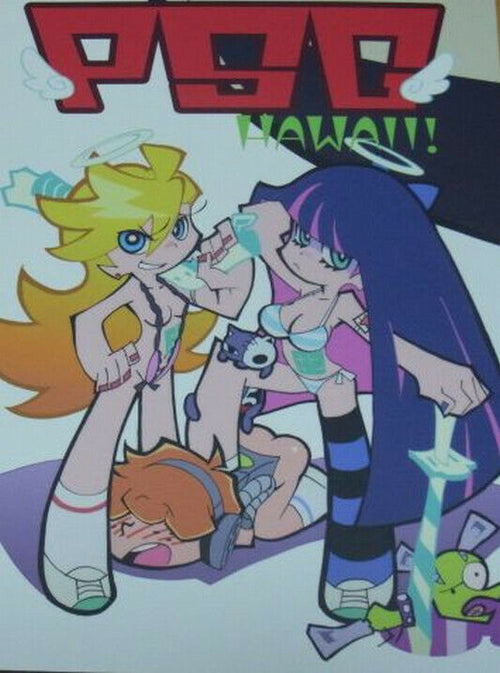 HAWAII! Animation Panty and Stocking rough Art Book PSG HAWAII! 