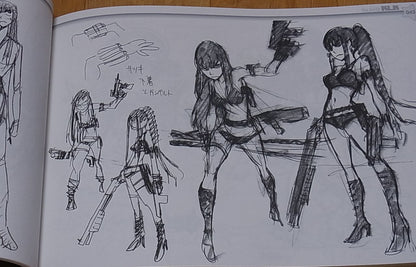 THE ART OF KLK Vol.1-3 Complete Set Kill la Kill Design art Book 148page 