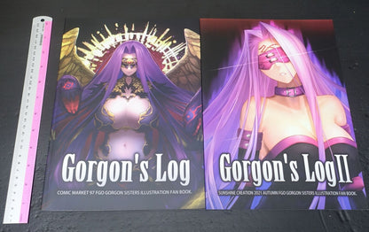 SLAVA Fate Rider Gorgon Sisters Fan Art Book Gorgon's Log 1 & 2 
