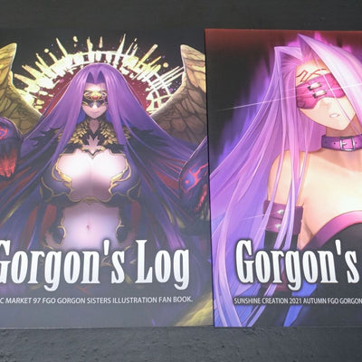 SLAVA Fate Rider Gorgon Sisters Fan Art Book Gorgon's Log 1 & 2 