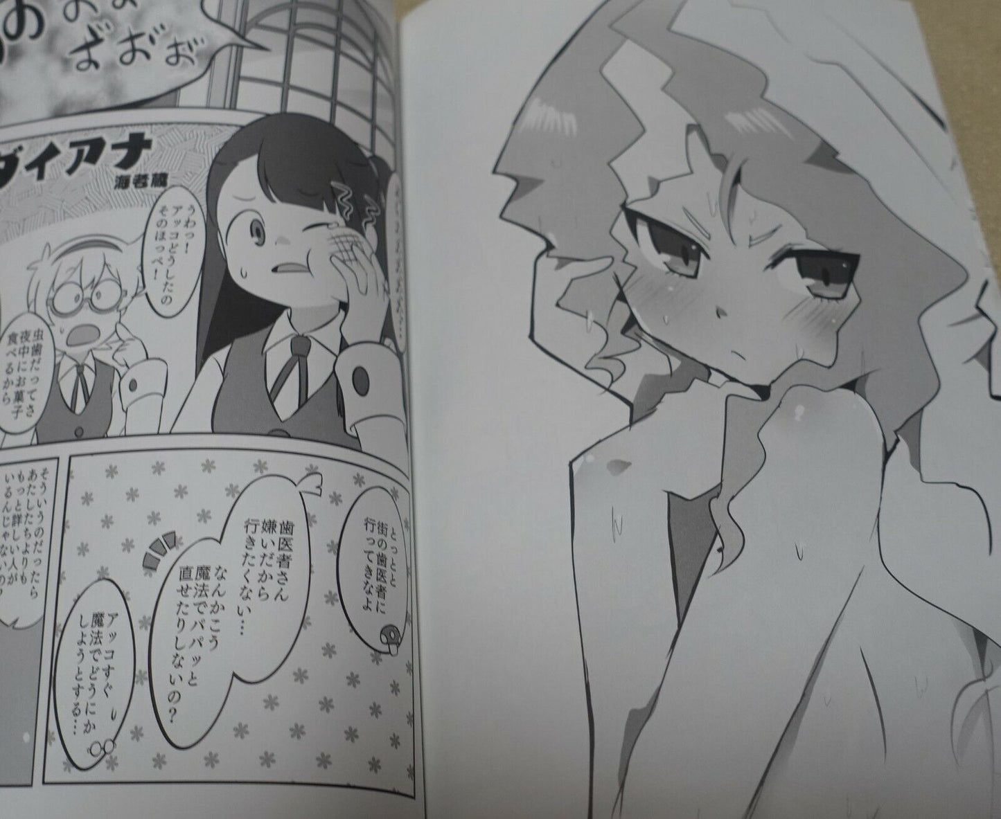 hysteriBra Little Witch Academia Fan Art & Comic Book 3 Set 