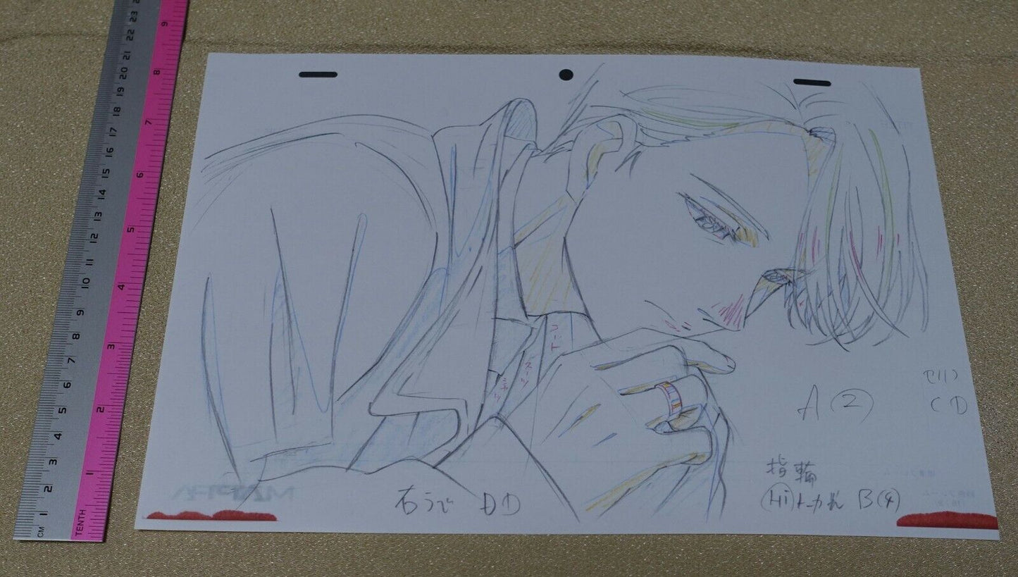 Animation YURI!!! ON ICE Print Key Frame Art Sheet 3 Set 