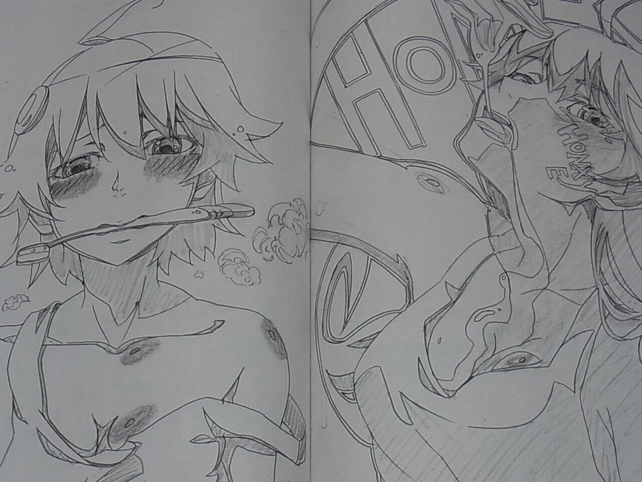 Yataneko IDOL Bakemonogatari Animation Staff's Fan Art Book Renmonogatari 
