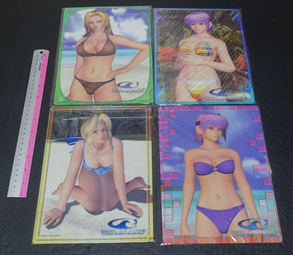 DEAD OR ALIVE XTREME BEACH VOLLEY BALL PVC Art Board 4 Set DOA 