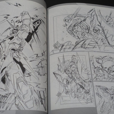 Masami Obari Animation Gundam Build Fighters Key Frame Art Book Rakugaki Damashi 