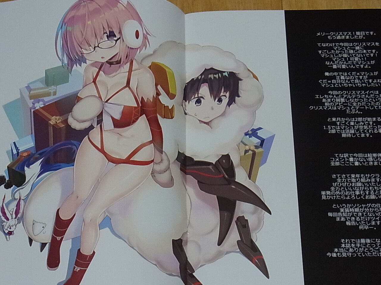 Kagome Fate FGO Mashu Color Illustration Fan Art Book along with C93 