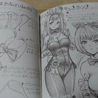 MAGUTA C-ARTS BUNNY GIRL ILLUSTRATION ART BOOK MAGUTA NOTE1 