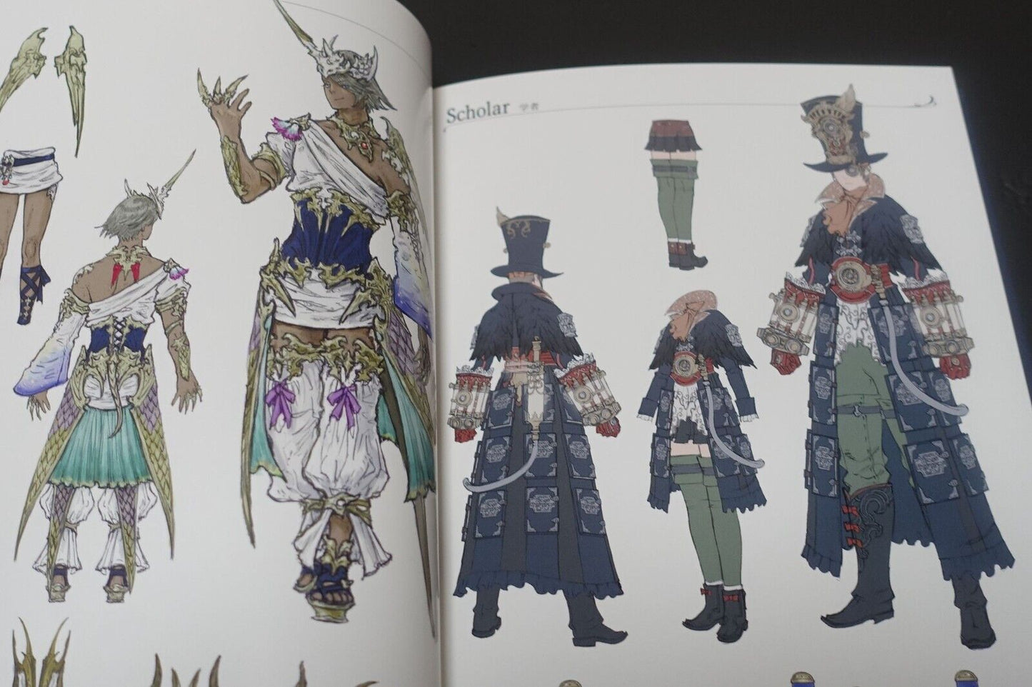 Final Fantasy 14 The Art of Eorzea HEAVENSWARD & STROMBLOOD Art Book Set 