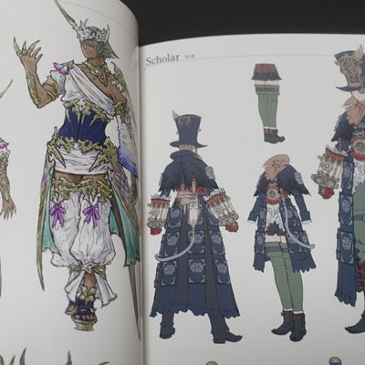Final Fantasy 14 The Art of Eorzea HEAVENSWARD & STROMBLOOD Art Book Set 