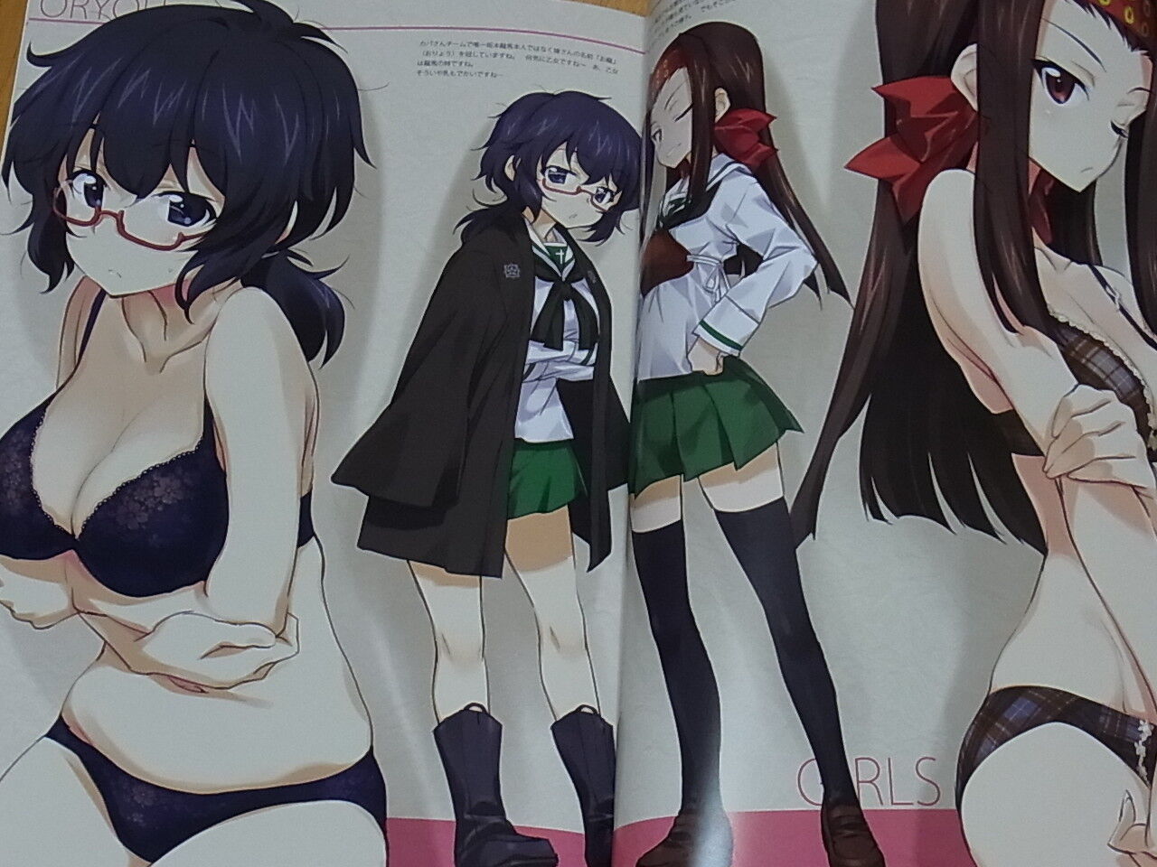 Tomoyasu Kurashima Girls und Panzer Fan Art DOUJINSHI Book Iroiro GuP ver Drei 