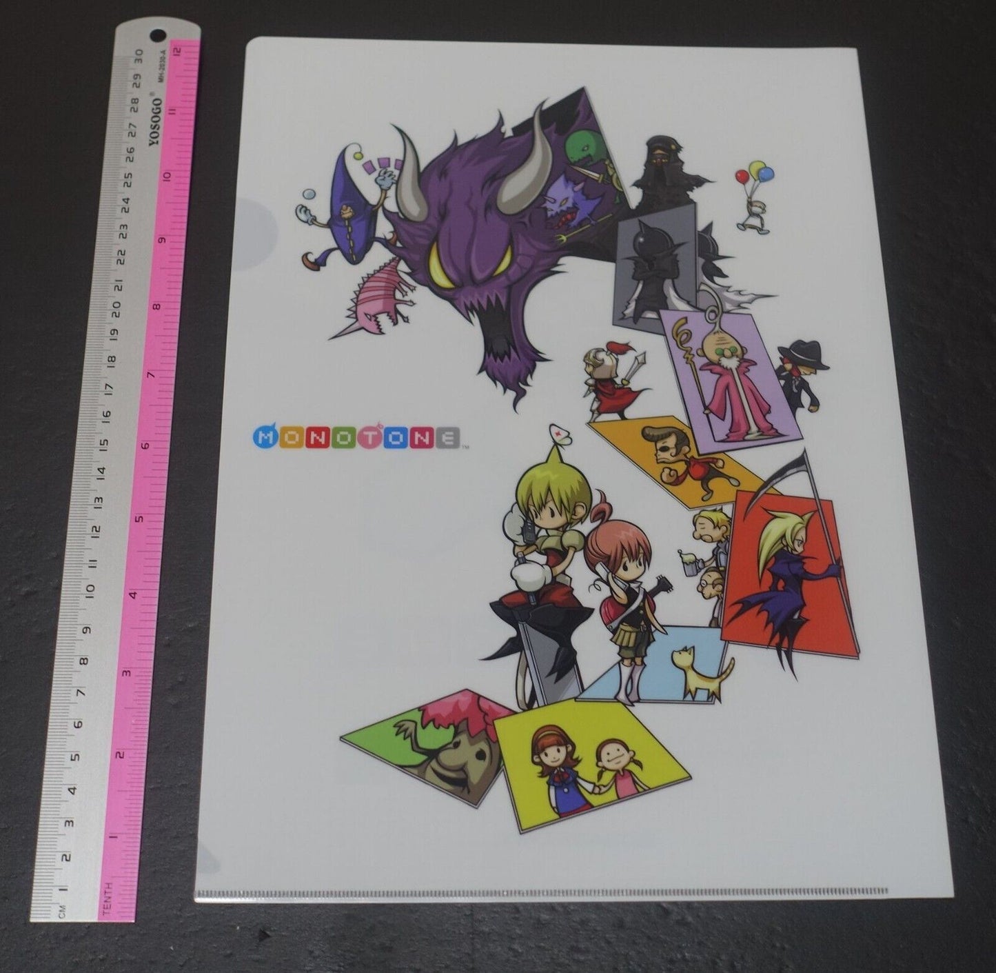 MONOTONE PVC Art Sheet Clear File 