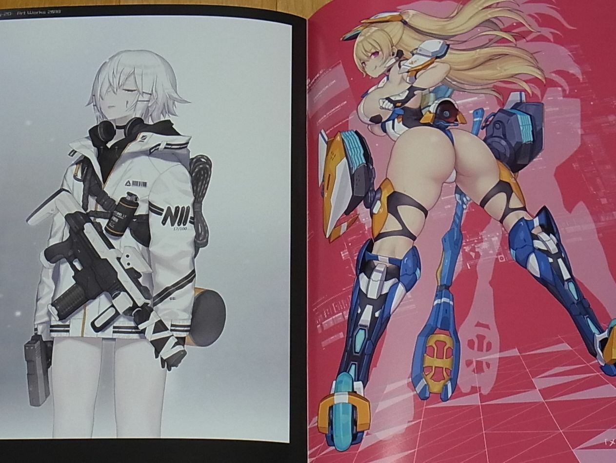 Nidy-2D 4HANDS COLOR ART BOOK PIXEL PHILIA17 C95 