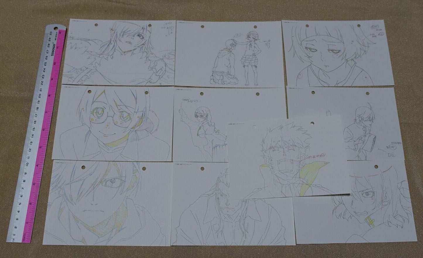 SHAFT Kizumonogatari Mini Print Key Frame Art Sheet Set B Bakemonogatari 