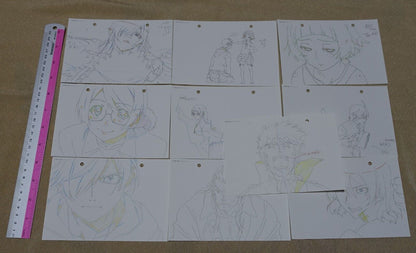 SHAFT Kizumonogatari Mini Print Key Frame Art Sheet Set B Bakemonogatari 