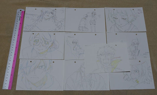 SHAFT Kizumonogatari Mini Print Key Frame Art Sheet Set B Bakemonogatari 