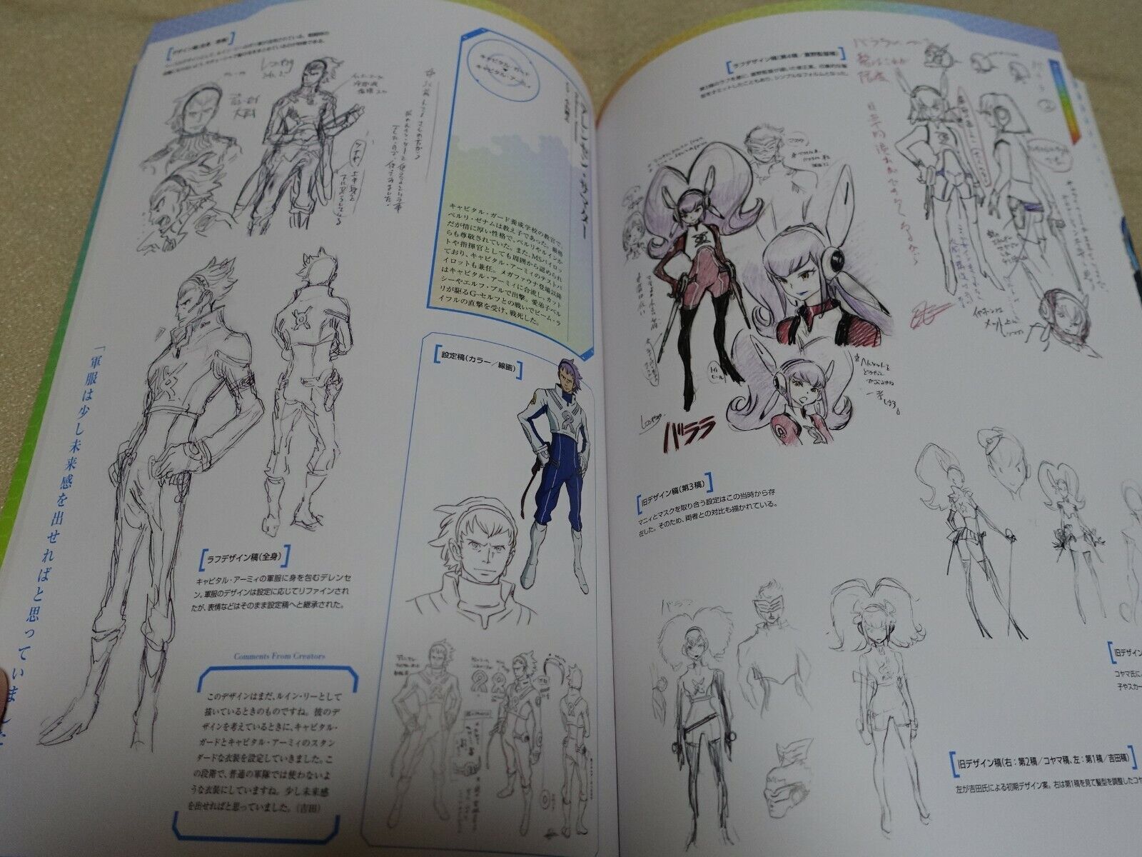 Kenichi Yoshida Gundam Reconguista in G Character Design Art Work Book 112 page 