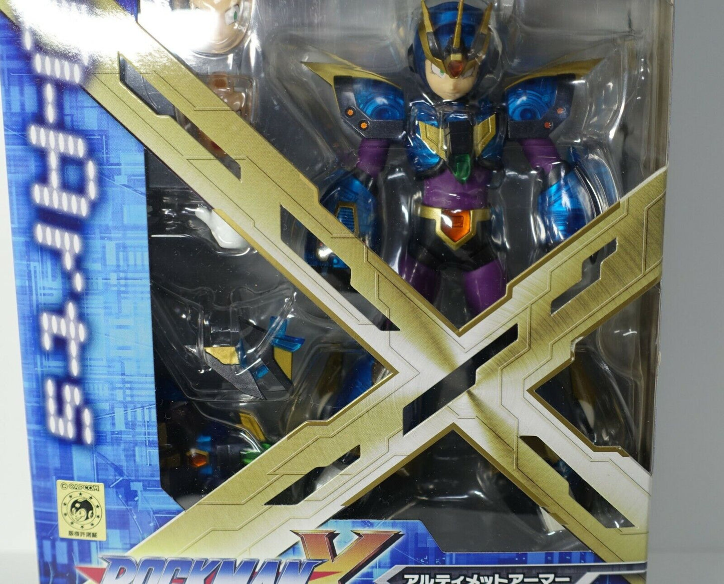 D-Arts ROCKMAN X Mega Man Ultimate Armor Actin Figure damaged 