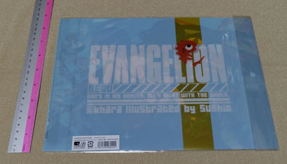 SUSHIO 20th Anniversary Exhibition Event Item PVC Art Sheet EVANGELION REI 