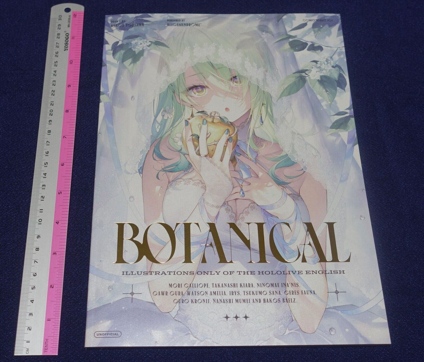 Tosaka Asagi VTuver hololive Ceres Fauna Designer's Art Book & Goods Set C101 