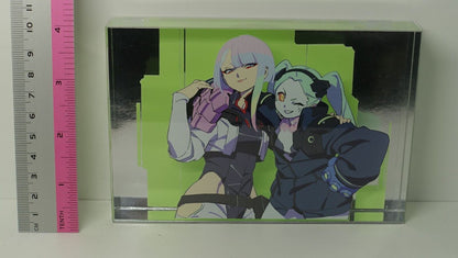 Studiio Trigger Cyberpunk Edgerunners Lucy & Rebecca Acrylic Block 