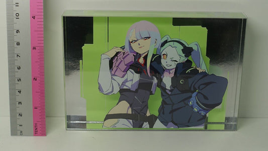 Studiio Trigger Cyberpunk Edgerunners Lucy & Rebecca Acrylic Block 