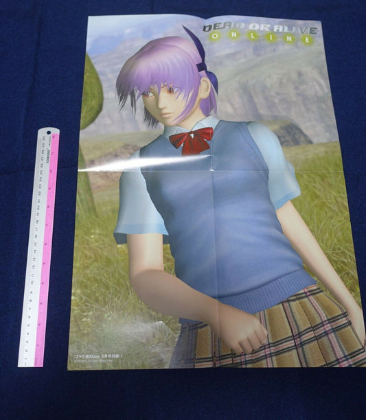 Dead Or Alive Online Ayane & Kasumi Reversible Poster C 