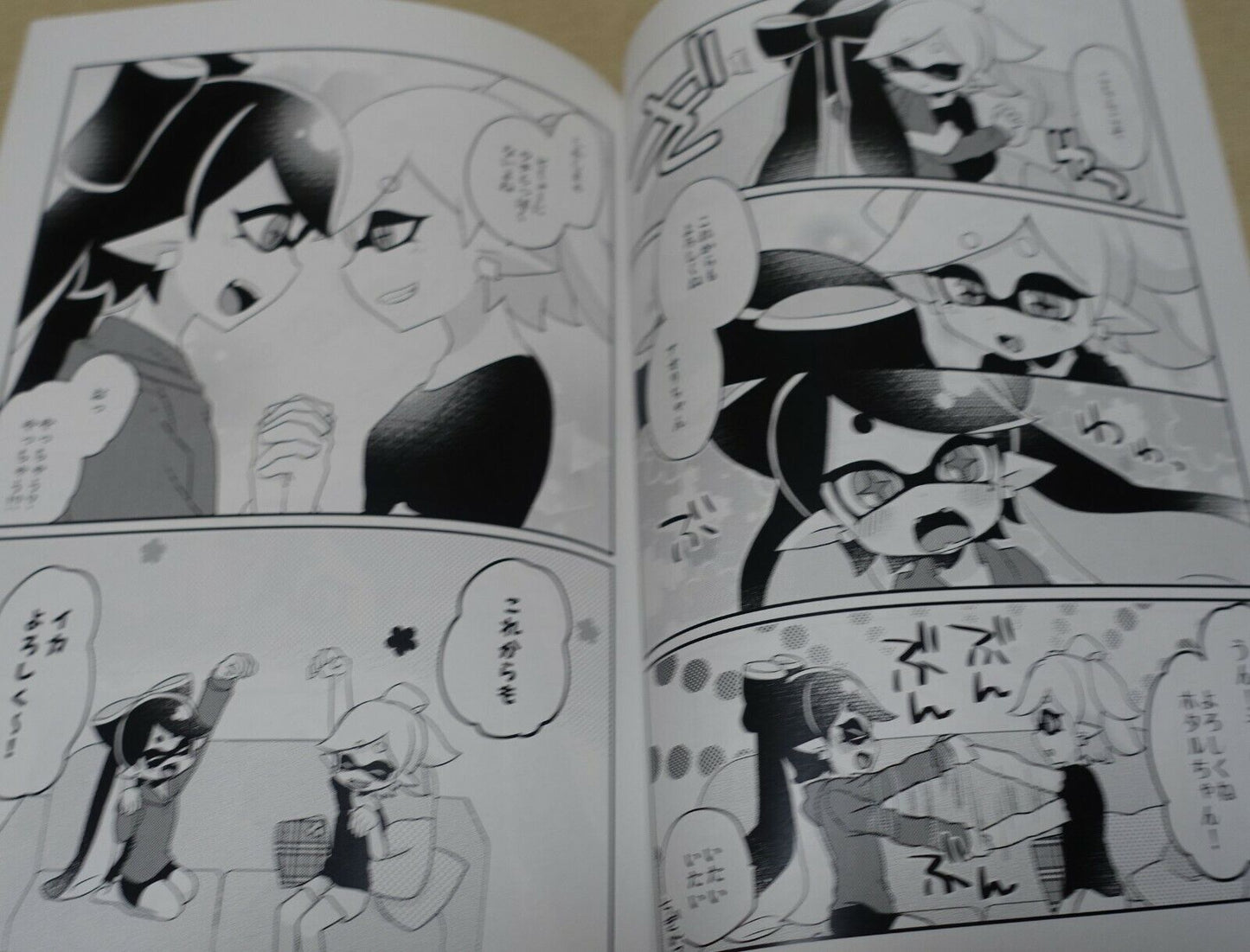 Shato Sha Splatoon Squid Sisters Fan Made Comic Kimiiro ni Somaru 