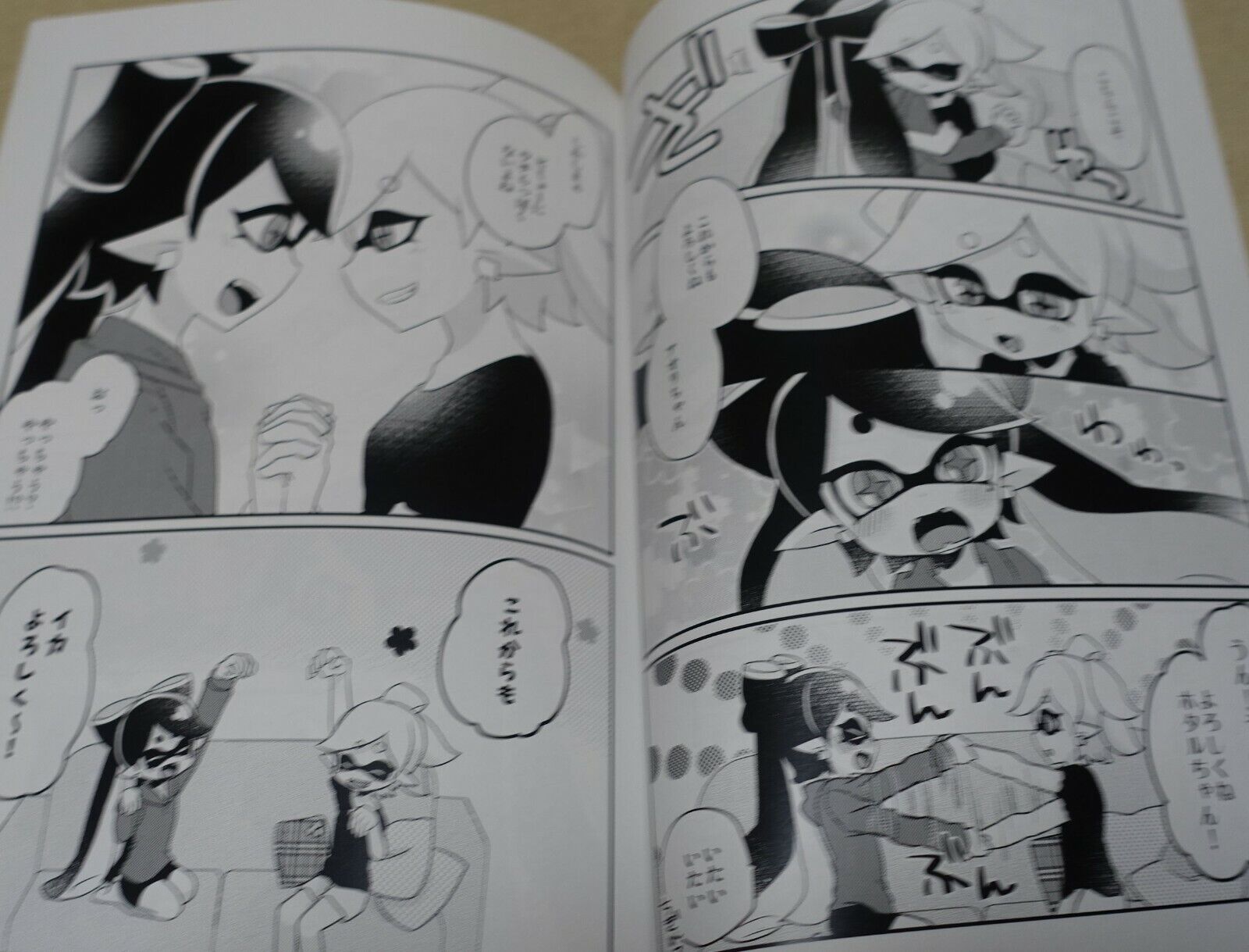 Shato Sha Splatoon Squid Sisters Fan Made Comic Kimiiro ni Somaru 