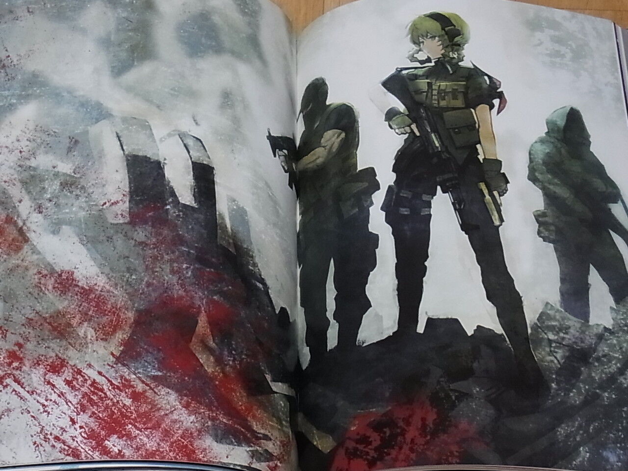 Huke Color Art Book Collection DLK Stein's Gate Black Rock Shooter 240page 