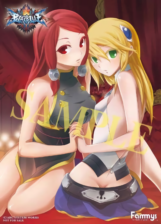 BLAZBLUE BLAZBLUE CHRONOPHANTASMA Noel & Izayoi B2SIZE TAPESTRY Wall Scroll 