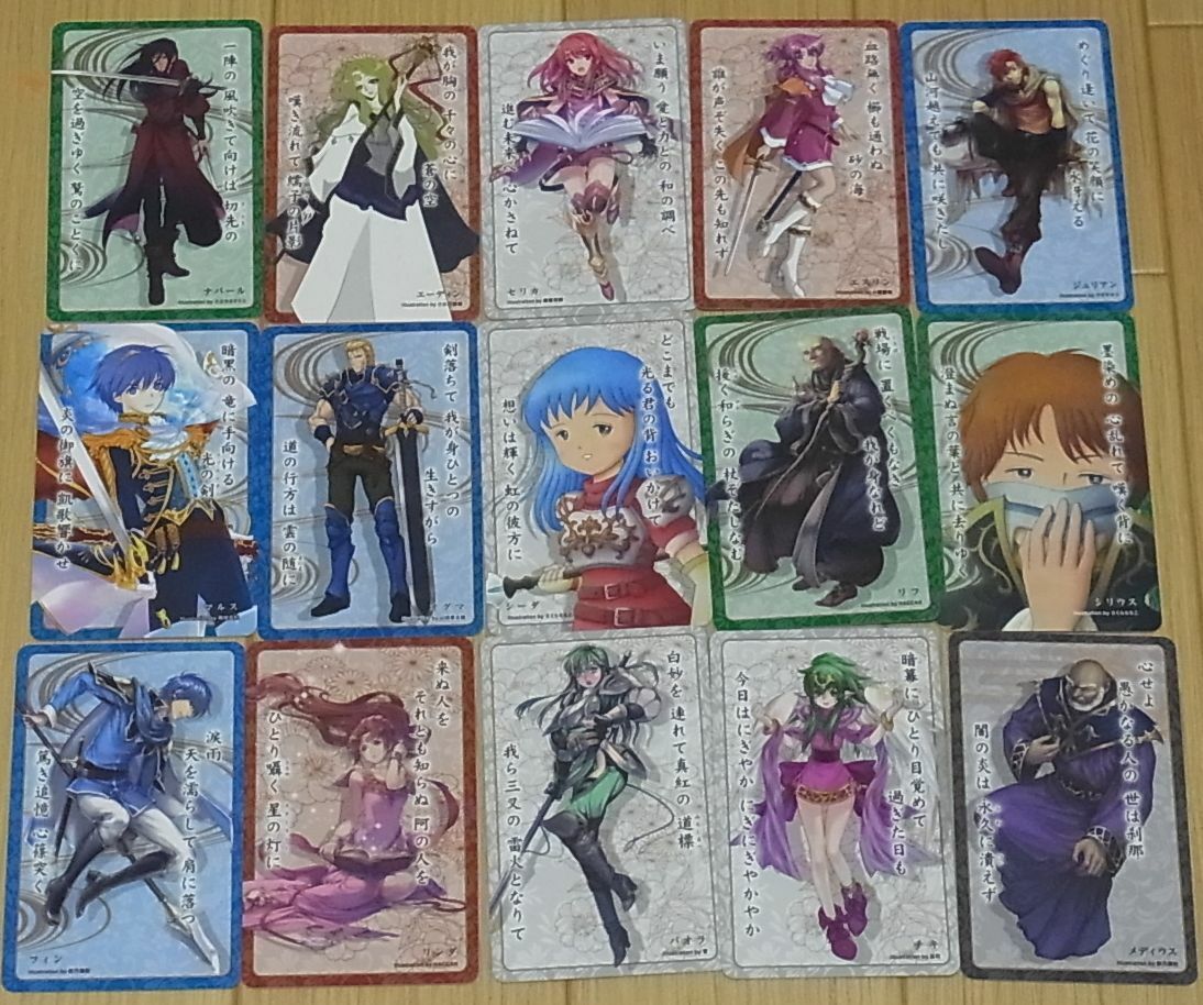 Fire Emblem Eiyuu Hyakka Karuta Card Set & Reading CD 