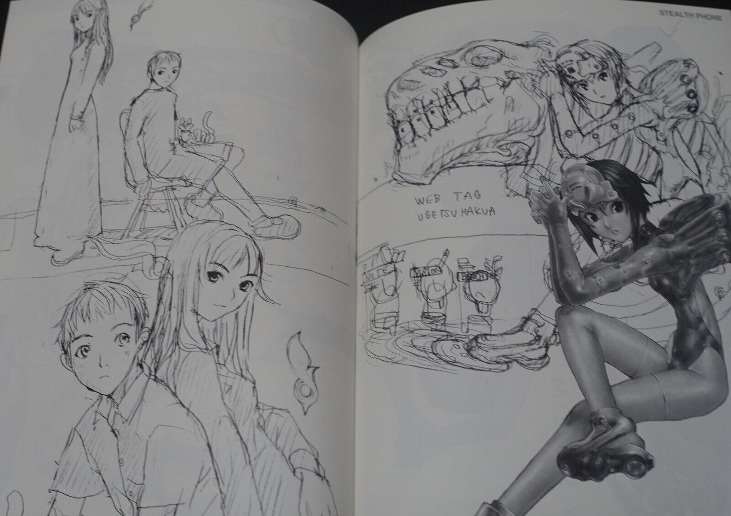 Ugetsu Hakua Yellow Tag Original Art Book STEALTH PHON 