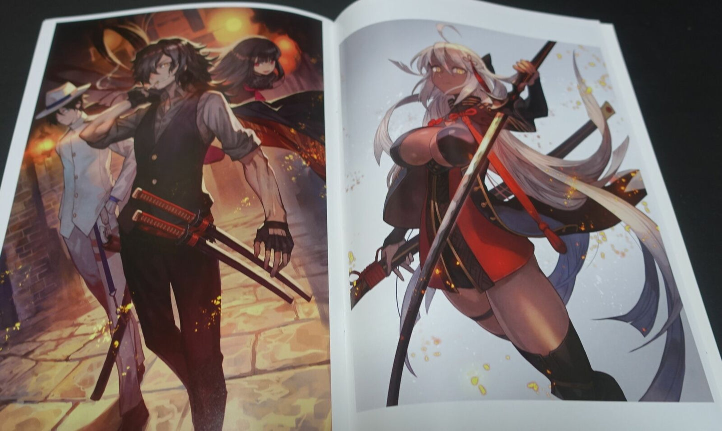 Coffee Shinshi no Heya lack Fate FGO Fan Art Book FlagMents Order 3 Set 