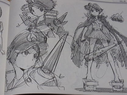 THE ART OF KLK Vol.1 Kill la Kill Design Art Book Hiroyuki Imaishi Autograph 