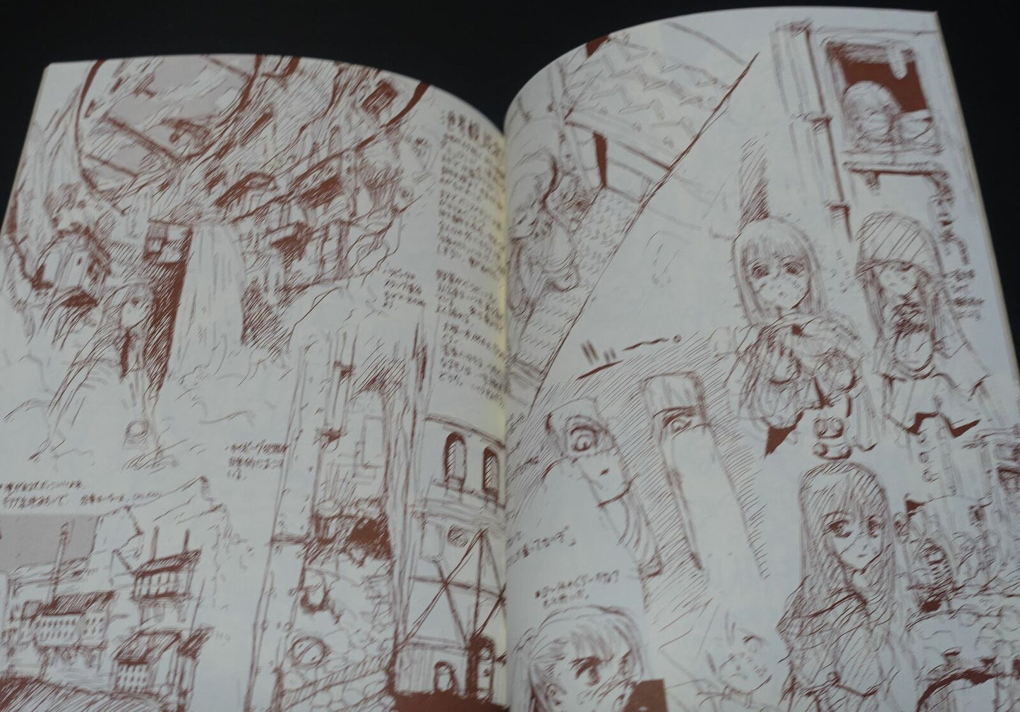 Honjou Raita Absolute Girl Illustration Art Book Scrap Cinema 