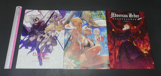 Coffee Shinshi no Heya lack Fate FGO Fan Art Book FlagMents Order 3 Set 