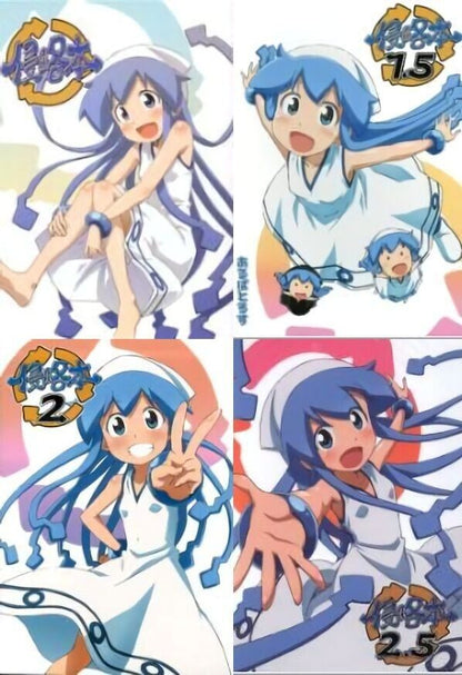 Shinryaku! Ika Musume Squid Girl Animation Director's Key Frame Art Book 4 Set 