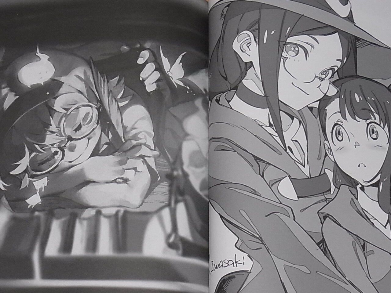 TRIGGER Little Witch Academia Animation Staff Illustration Book C92 RARE 
