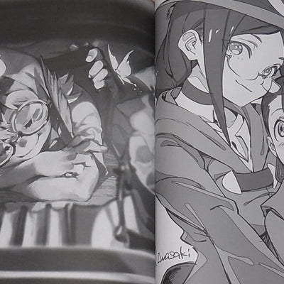 TRIGGER Little Witch Academia Animation Staff Illustration Book C92 RARE 
