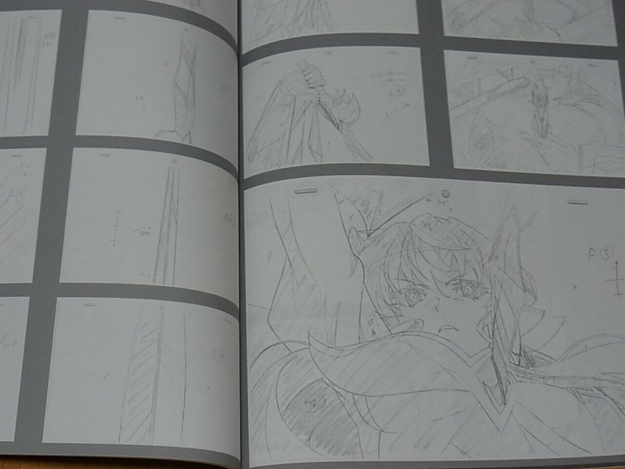 Senki Zesshou Symphogear Key Frame Art Collection Doujinshi Hanyu Rough 01 