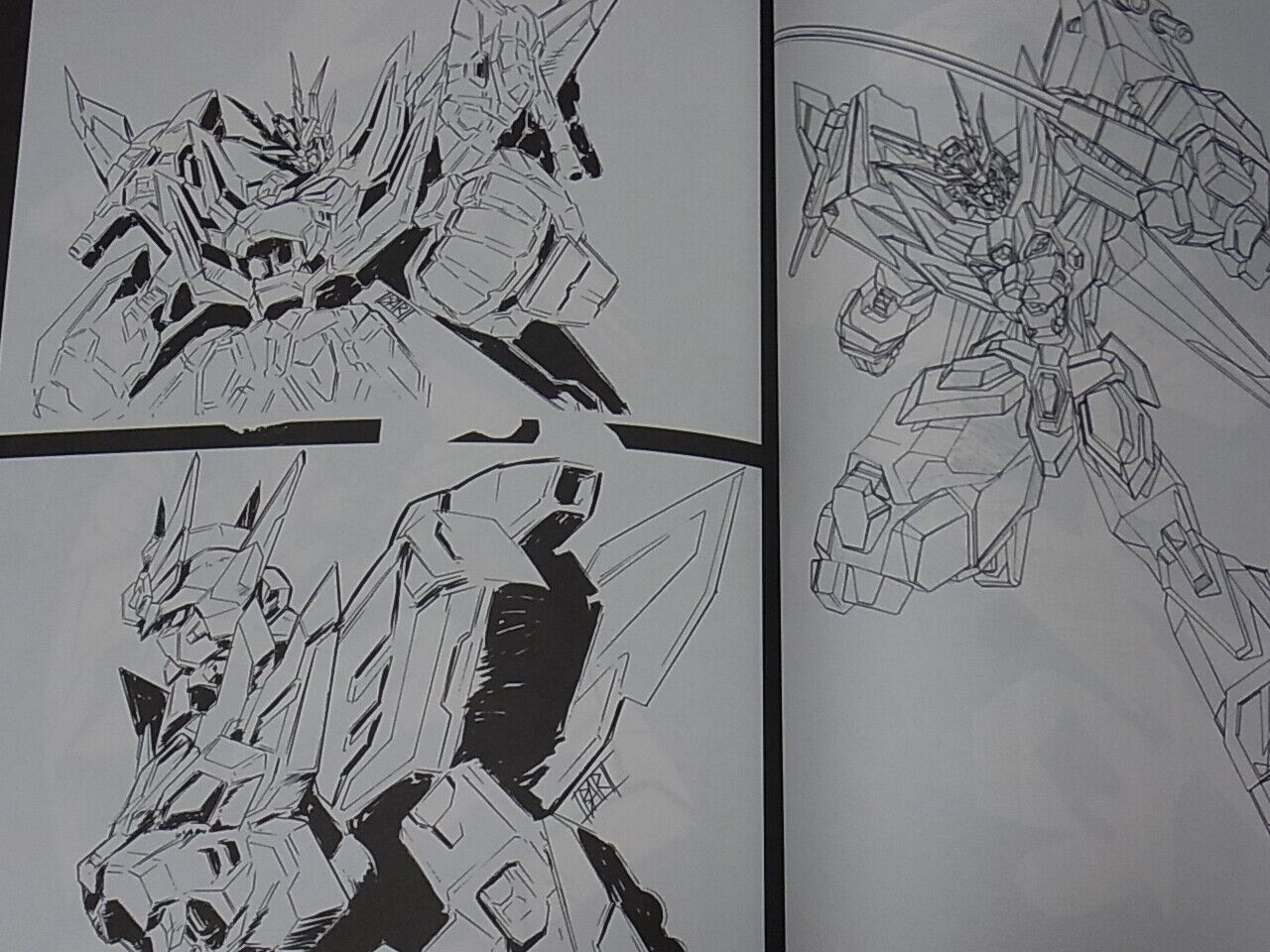 Masami Obari Robot Animation Art Work Book Gravion Gaiking Gaogaigar 