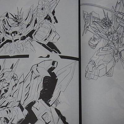 Masami Obari Robot Animation Art Work Book Gravion Gaiking Gaogaigar 