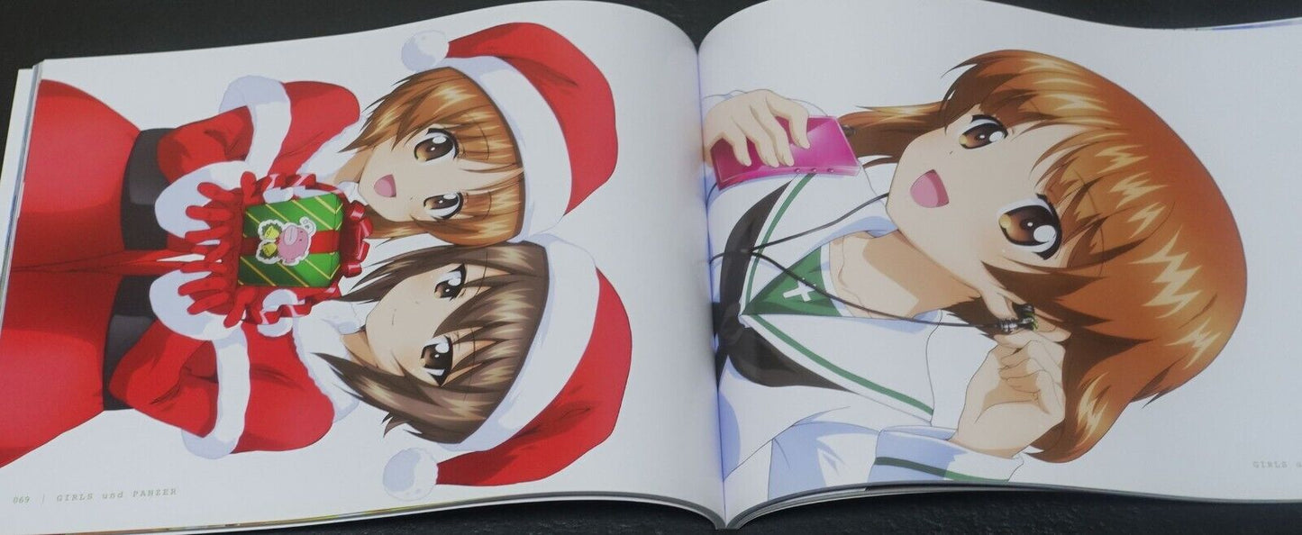 GIRLS und PANZER Characters Official Art Works Sensha-do Shoujo Syashin Syuu 4 