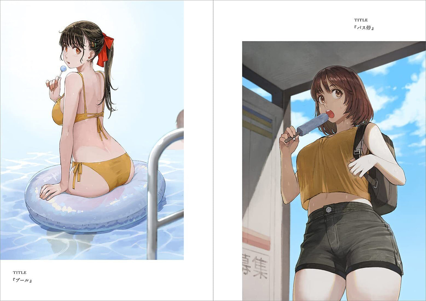 TABEGIRL JUN Illustration Art Work Book 