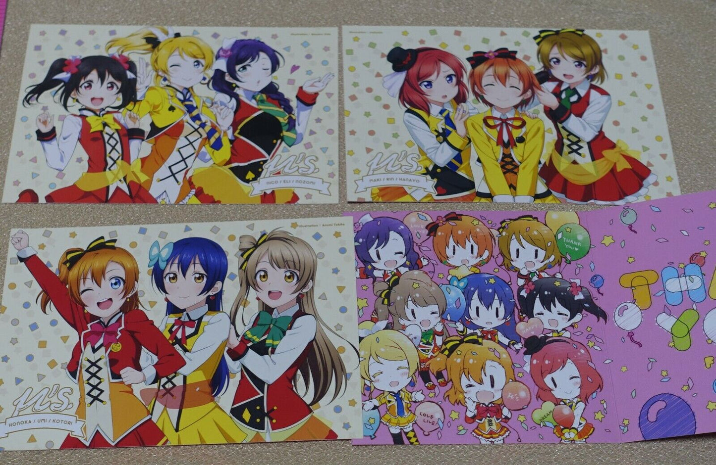 Love Live! μ's Charcters Post Card Set 