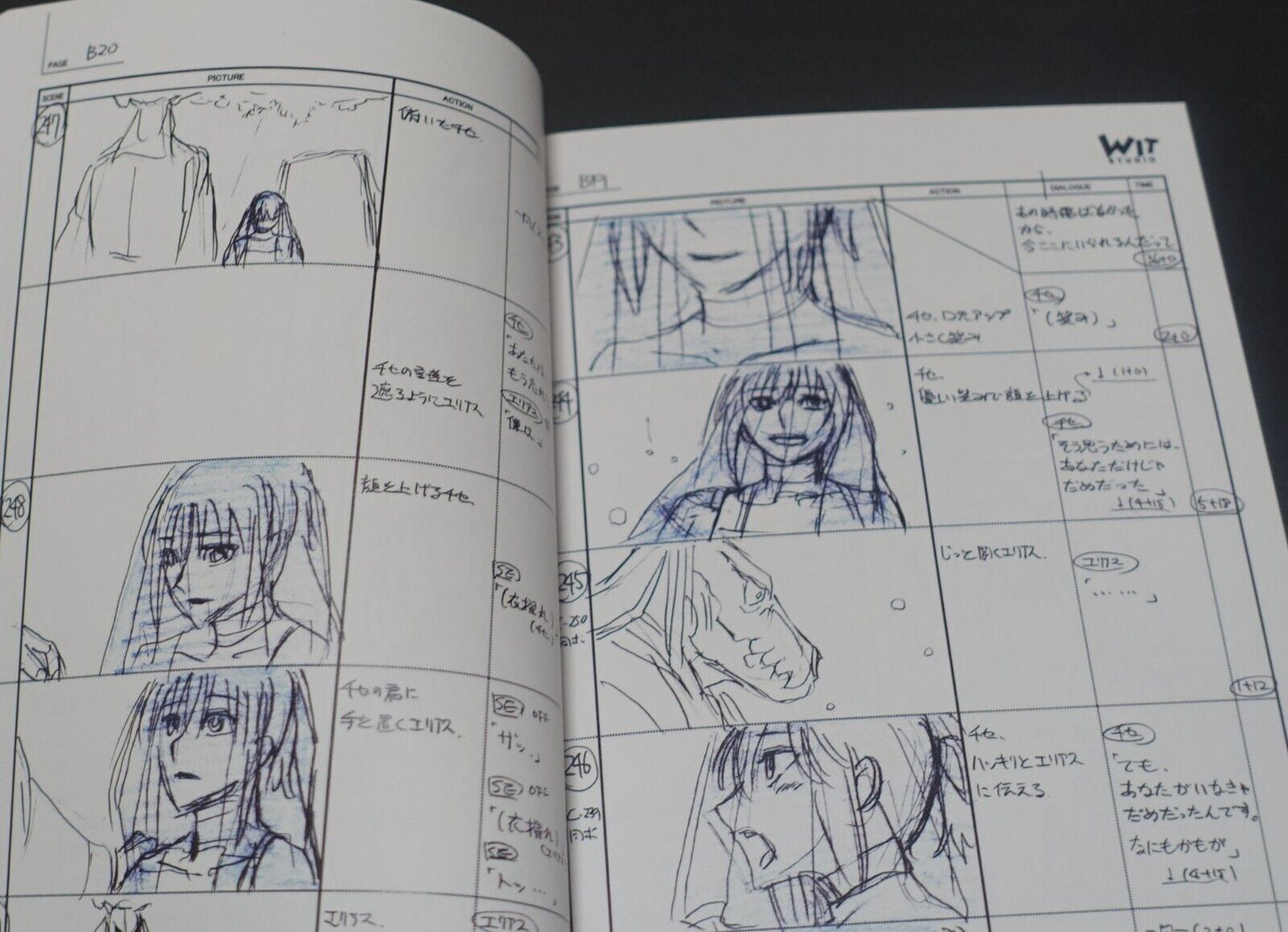 The Ancient Magus Bride Mahou Tsukai no Yome Story Board Selection Book vol.1-4 